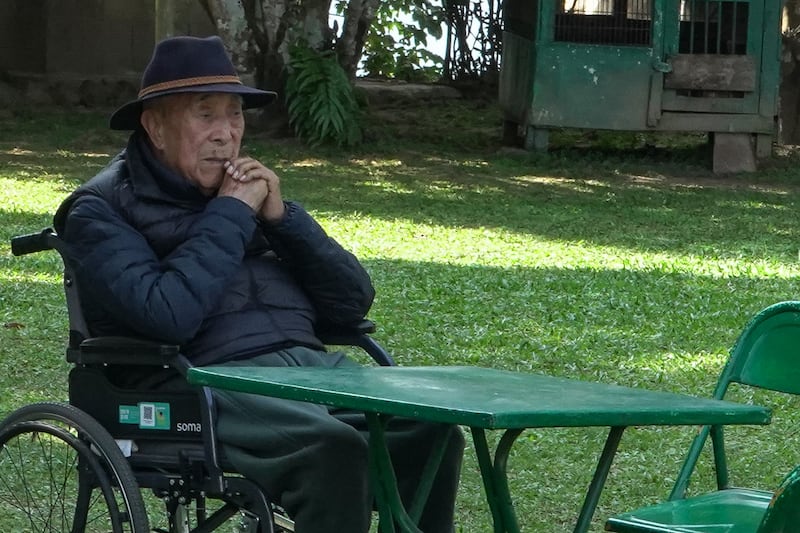 Gyalo Thondup, the second eldest brother of the Dalai Lama, at his residence in Kalimpong, India, Nov. 14, 2024.