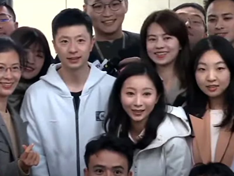 A music video published by the People's Liberation Army's Eastern Theater Command shows Chinese celebrities visiting democratic Taiwan, Jan. 1, 2025.